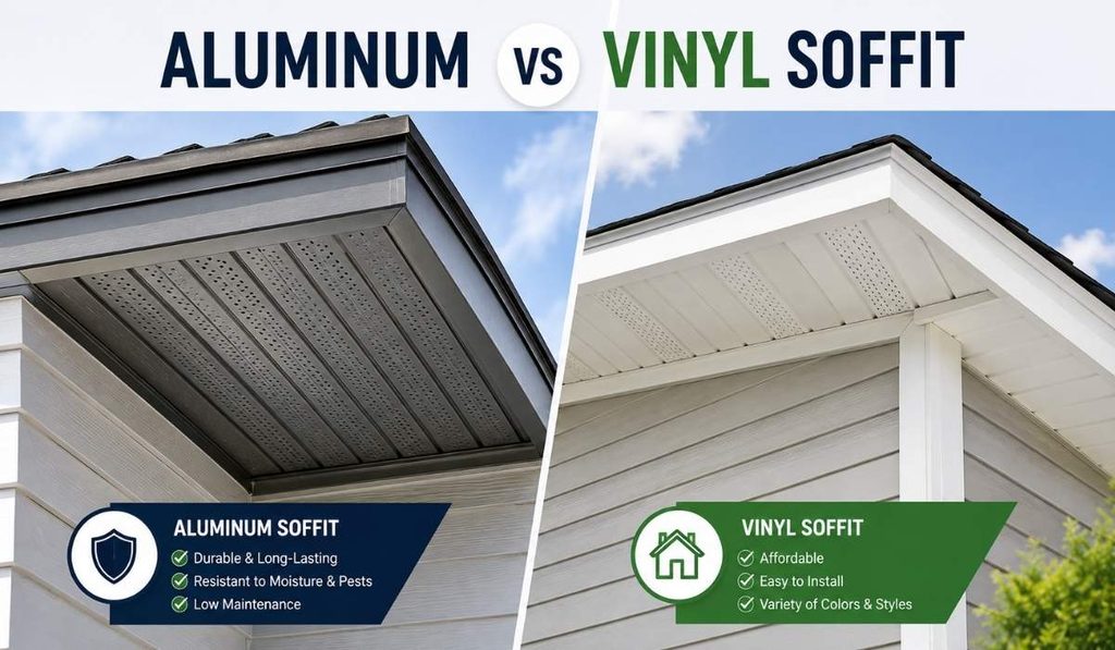 Aluminum vs Vinyl Soffit