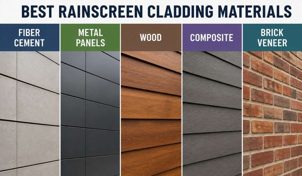 best rainscreen cladding materials
