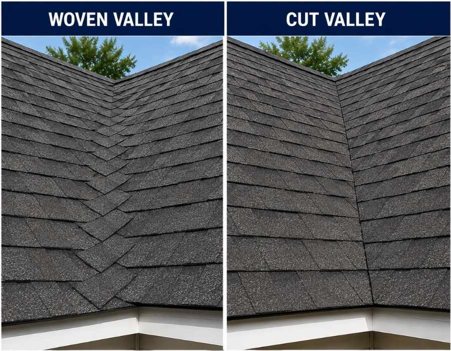 closed roof valley types